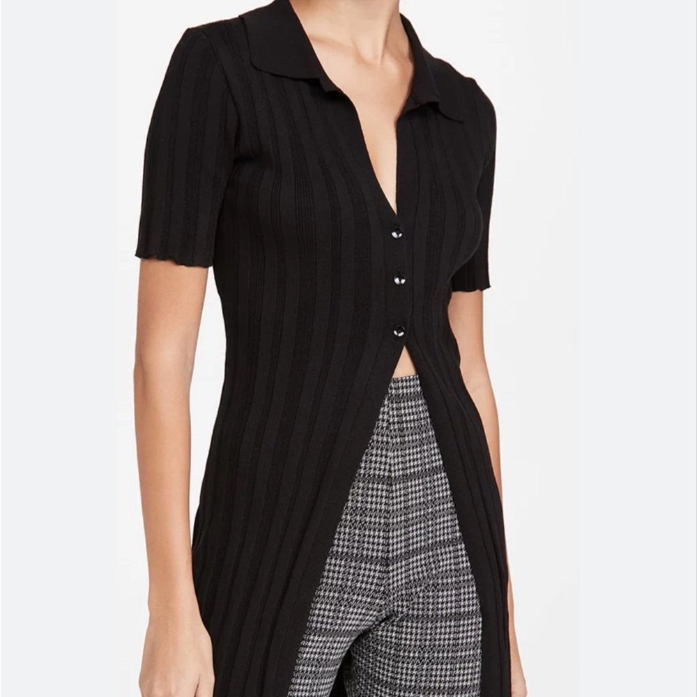 Lioness long short sleeve cardigan top